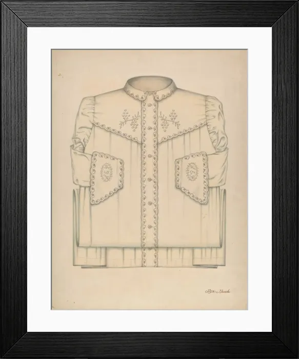 Framed Print : Nightgown, c. 1938. Creator: Rex F Bush Framed Print : Nightgown, c. 1938. Creator: Rex F Bush