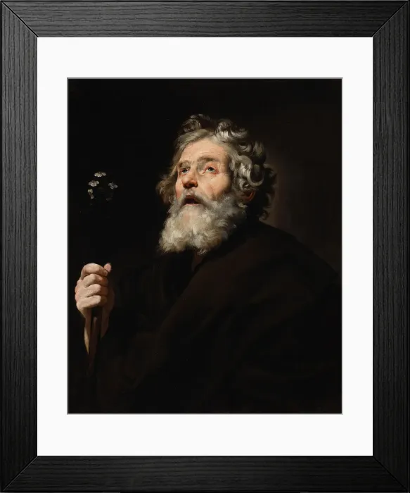 Framed Print : Saint Joseph, before 1647. Creator: Ribera, Jose, de (1591-1652) Framed Print : Saint Joseph, before 1647. Creator: Ribera, Jose, de (1591-1652)