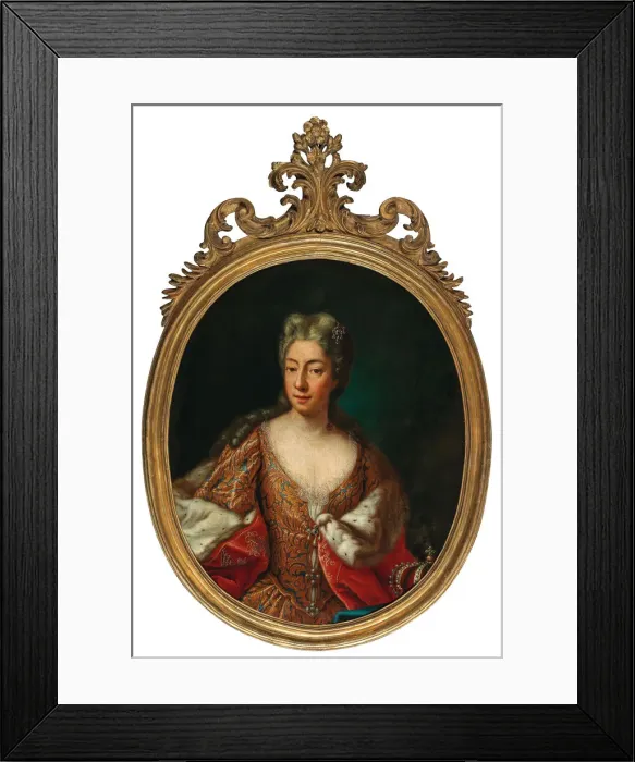 Framed Print : Portrait of Princess Anne Marie d Orleans (1669-1728), Duchess of Savoy Framed Print : Portrait of Princess Anne Marie d Orleans (1669-1728), Duchess of Savoy