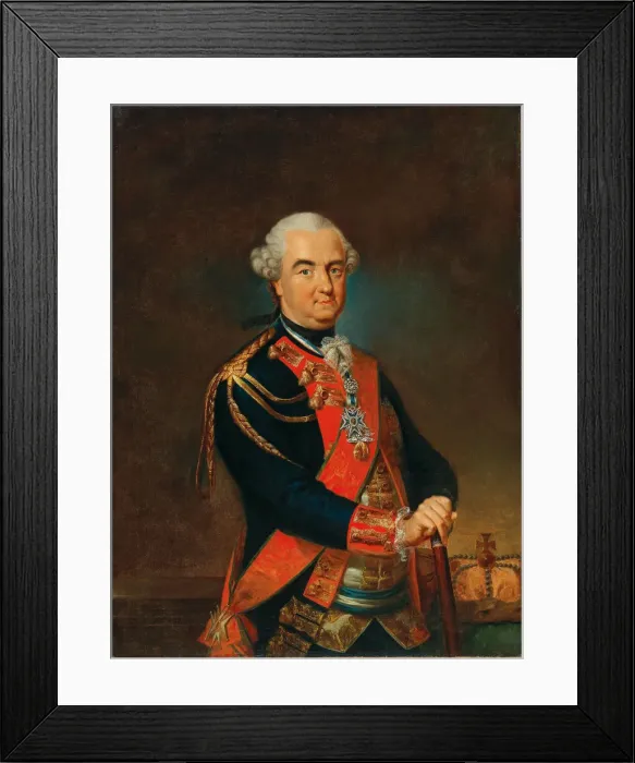 Framed Print : Portrait of Charles Theodore, Elector of Bavaria, Count Palatine of the Rhine Framed Print : Portrait of Charles Theodore, Elector of Bavaria, Count Palatine of the Rhine