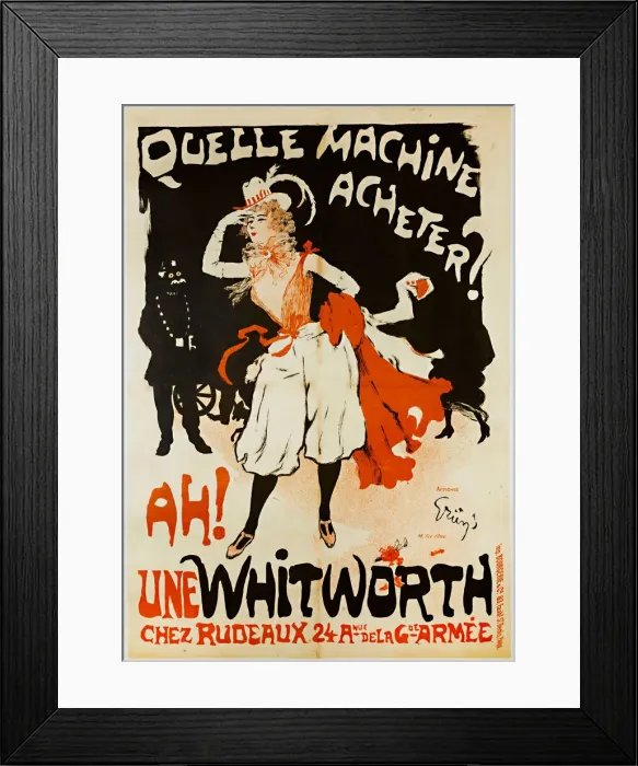 Framed Print : Quelle Machine Acheter?, 1897. Creator: Grün, Jules-Alexandre (1868-1938) Framed Print : Quelle Machine Acheter?, 1897. Creator: Grün, Jules-Alexandre (1868-1938)