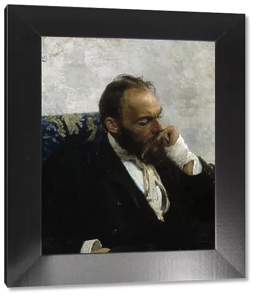 Portrait of Nikolai Murashko (1844-1909), 1882. Creator: Repin