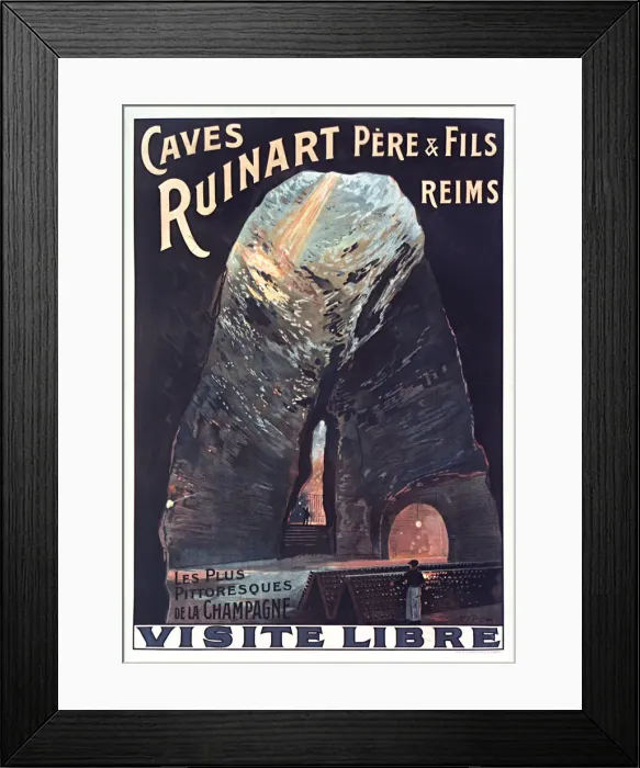 Framed Print : Caves Ruinart, 1914. Creator: Tauzin, Louis (1842-1915) Framed Print : Caves Ruinart, 1914. Creator: Tauzin, Louis (1842-1915)