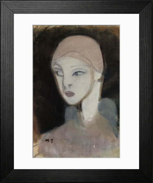 Framed Print : Girl from the Islands, 1929. Creator: Schjerfbeck, Helene (1862-1946) Framed Print : Girl from the Islands, 1929. Creator: Schjerfbeck, Helene (1862-1946)