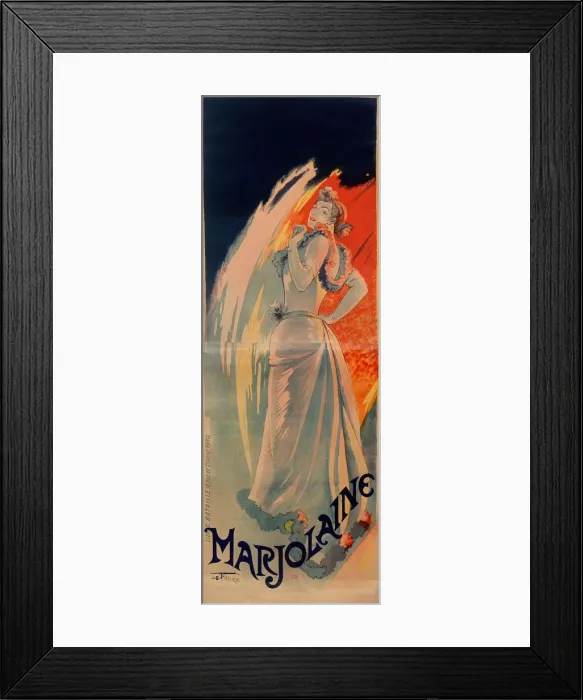 Framed Print : Marjolaine, 1896. Creator: Feure, Georges de Framed Print : Marjolaine, 1896. Creator: Feure, Georges de