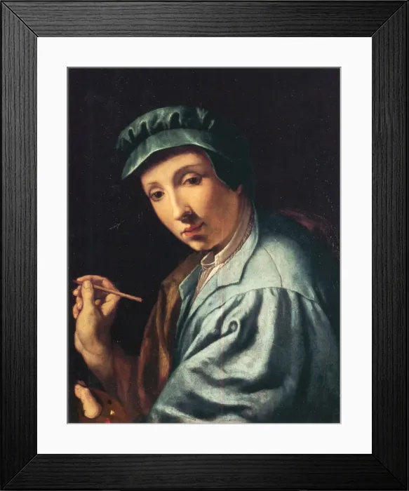 Framed Print : Self-Portrait, ca 1555. Creator: Allori, Alessandro (1535-1607) Framed Print : Self-Portrait, ca 1555. Creator: Allori, Alessandro (1535-1607)