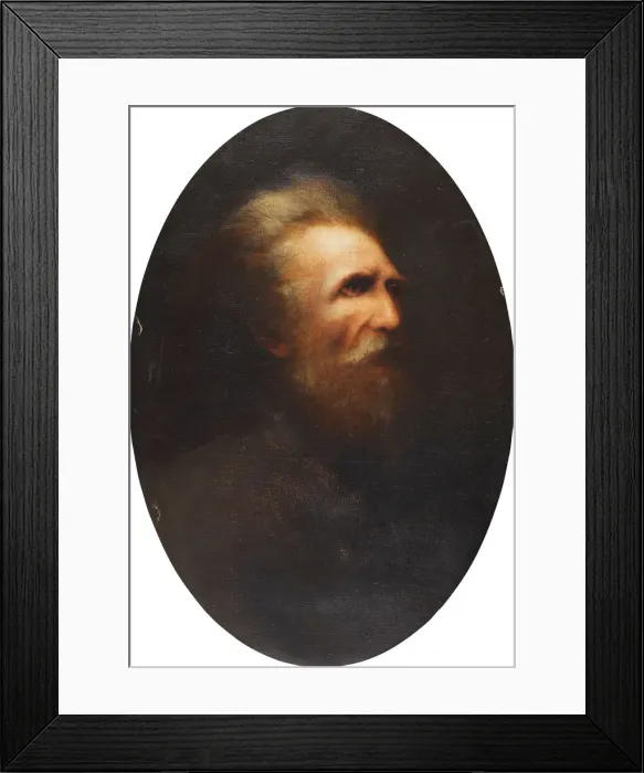 Framed Print : Self-Portrait, c. 1912. Creator: Diefenbach, Karl Wilhelm (1851-1913) Framed Print : Self-Portrait, c. 1912. Creator: Diefenbach, Karl Wilhelm (1851-1913)