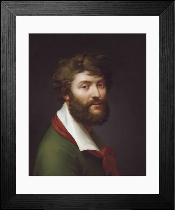 Framed Print : Self-Portrait. Creator: Regnault, Jean-Baptiste (1754-1829) Framed Print : Self-Portrait. Creator: Regnault, Jean-Baptiste (1754-1829)