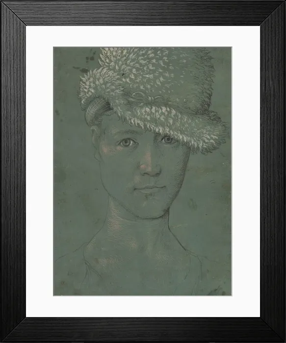Framed Print : Self-Portrait, ca 1502. Creator: Baldung (Baldung Grien), Hans (1484-1545) Framed Print : Self-Portrait, ca 1502. Creator: Baldung (Baldung Grien), Hans (1484-1545)
