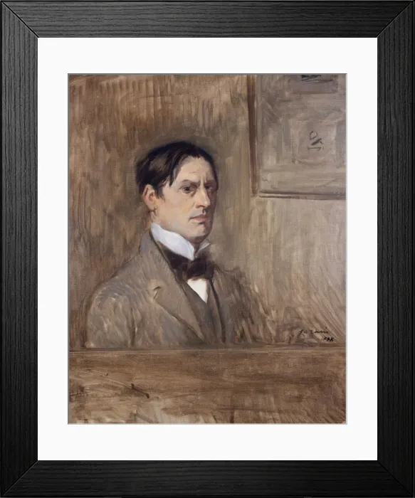 Framed Print : Self-Portrait, 1898. Creator: Forain, Jean-Louis (1852-1931) Framed Print : Self-Portrait, 1898. Creator: Forain, Jean-Louis (1852-1931)