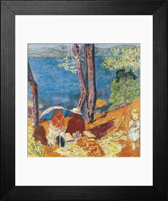 Framed Print : Bord de mer, sous les pins, 1921. Creator: Bonnard, Pierre (1867-1947) Framed Print : Bord de mer, sous les pins, 1921. Creator: Bonnard, Pierre (1867-1947)