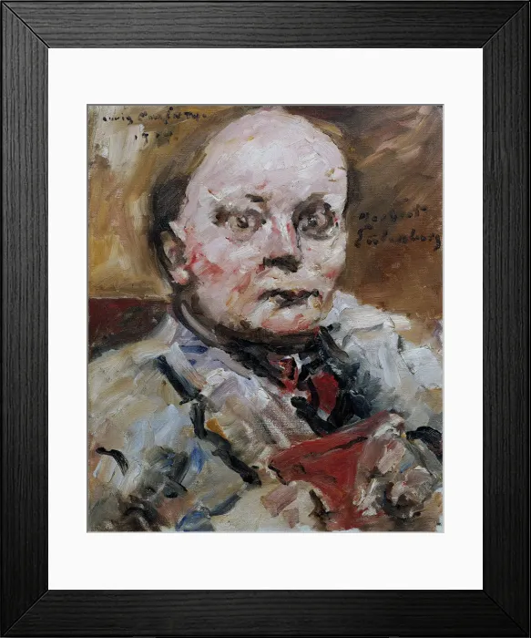 Framed Print : Portrait of the poet Herbert Eulenberg, 1924. Creator: Corinth, Lovis (1858-1925) Framed Print : Portrait of the poet Herbert Eulenberg, 1924. Creator: Corinth, Lovis (1858-1925)