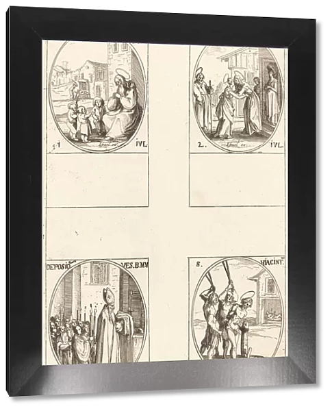 St. Simeon Salus; The Visitation; Deposition of the Virgins Clothes; St. Hiacintus