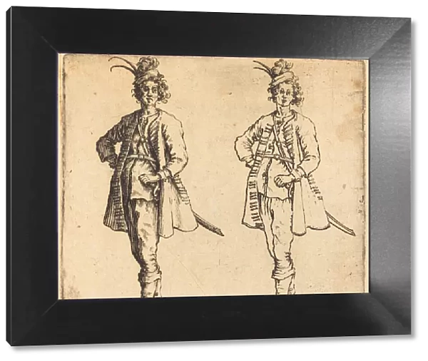 Officer, Front View, 1617 and 1621. Creator: Jacques Callot