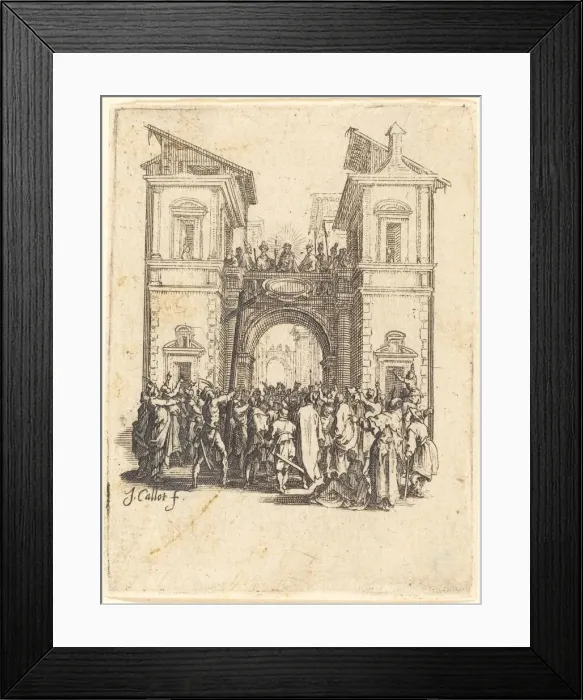 Framed Print : Ecce Homo, c. 1624 / 1625. Creator: Jacques Callot Framed Print : Ecce Homo, c. 1624 / 1625. Creator: Jacques Callot
