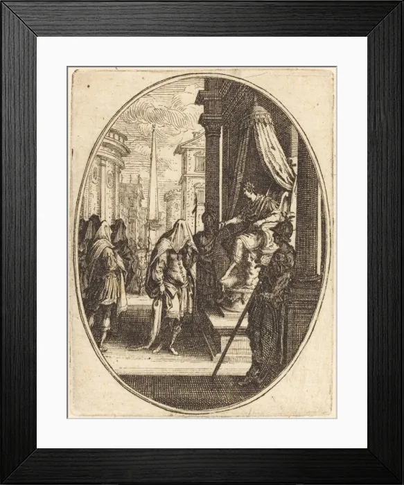 Framed Print : The Cult of Men, probably 1627. Creator: Jacques Callot Framed Print : The Cult of Men, probably 1627. Creator: Jacques Callot