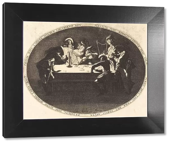 The Card Players, c. 1628. Creator: Jacques Callot