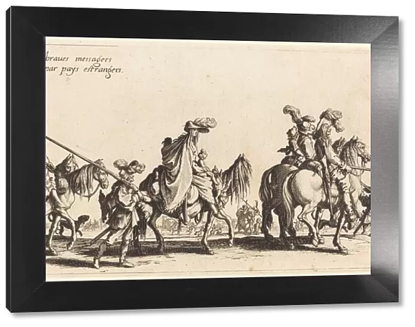 The Bohemians Marching: The Vanguard, 1621. Creator: Jacques Callot