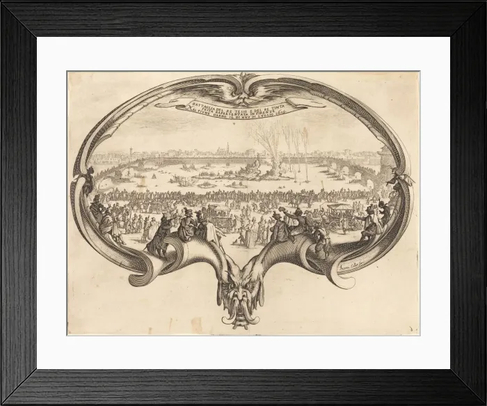 Framed Print : The Fan, 1619. Creator: Jacques Callot Framed Print : The Fan, 1619. Creator: Jacques Callot