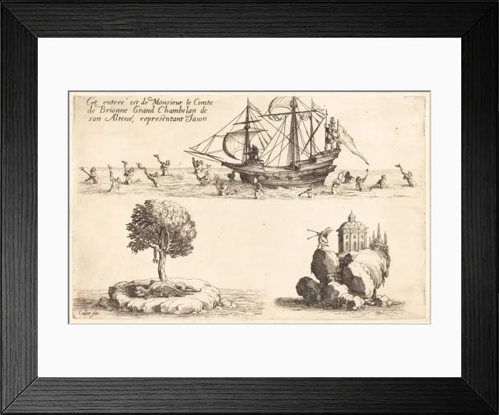 Framed Print : Entry of M. le Comte de Brionne, Grand Chamberlain of His Highness, Representing Jason Framed Print : Entry of M. le Comte de Brionne, Grand Chamberlain of His Highness, Representing Jason