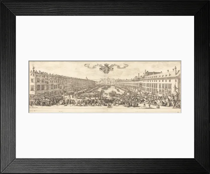 Framed Print : The Carriere at Nancy, in or after 1621. Creator: Jacques Callot Framed Print : The Carriere at Nancy, in or after 1621. Creator: Jacques Callot