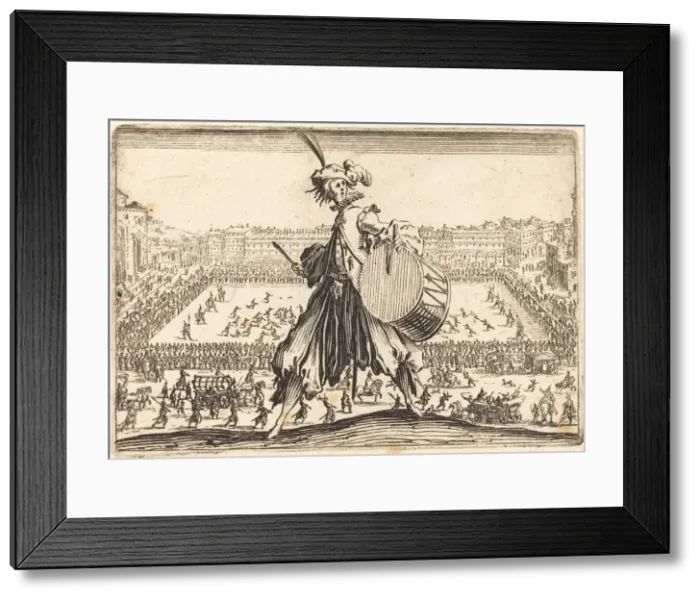 Framed Print : Piazza Presso alla Porta al Prato, c. 1622. Creator: Jacques Callot Framed Print : Piazza Presso alla Porta al Prato, c. 1622. Creator: Jacques Callot