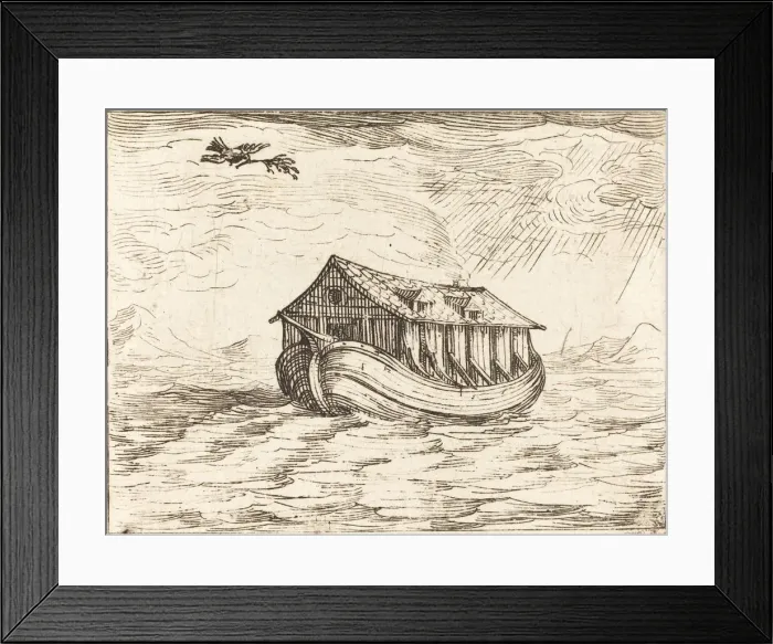 Framed Print : Noahs Ark. Creator: Jacques Callot Framed Print : Noahs Ark. Creator: Jacques Callot