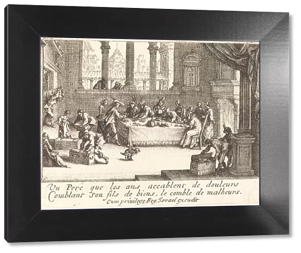 The Inheritance, 1635. Creator: Jacques Callot