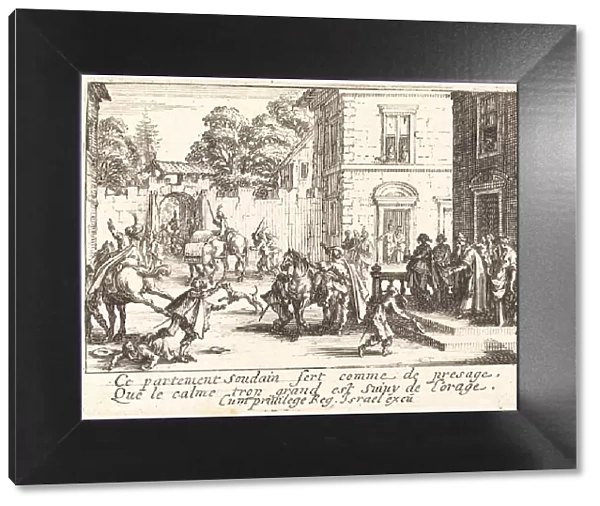 The Departure, 1635. Creator: Jacques Callot