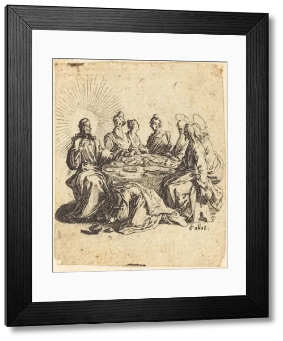 Framed Print : The Feast of the Pharisees, 1618. Creator: Jacques Callot Framed Print : The Feast of the Pharisees, 1618. Creator: Jacques Callot