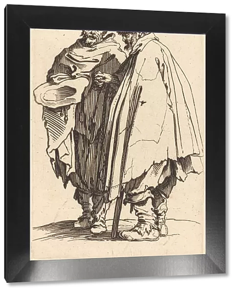 Blind Beggar and Companion, c. 1622. Creator: Jacques Callot