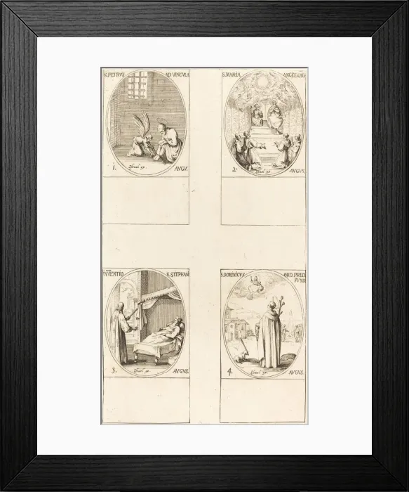 Framed Print : St. Peter, Apostle; St. Mary of Angels; Discovery of the Body of St. Stephen; St. Dom Framed Print : St. Peter, Apostle; St. Mary of Angels; Discovery of the Body of St. Stephen; St. Dom