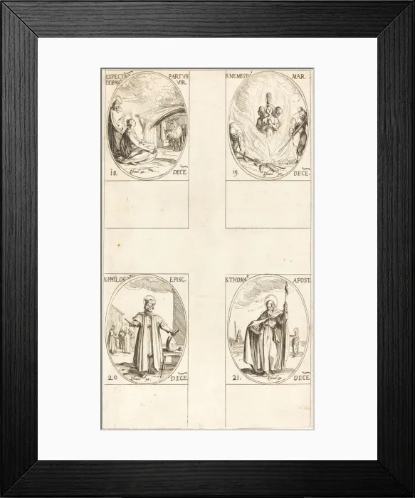 Framed Print : Waiting for the Virgin to Give Birth; St. Nemesius; St. Philogonius; St. Thomas Framed Print : Waiting for the Virgin to Give Birth; St. Nemesius; St. Philogonius; St. Thomas