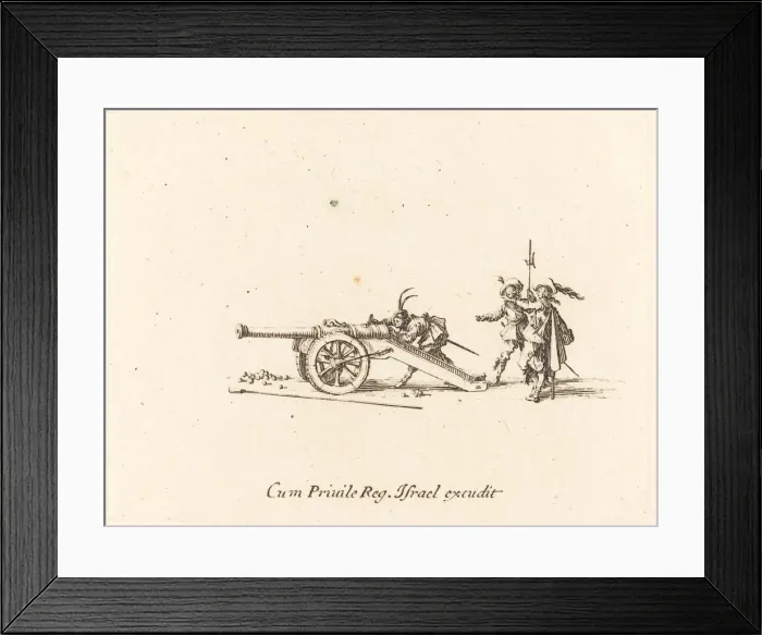 Framed Print : Loading the Cannon, 1634 / 1635. Creator: Jacques Callot Framed Print : Loading the Cannon, 1634 / 1635. Creator: Jacques Callot