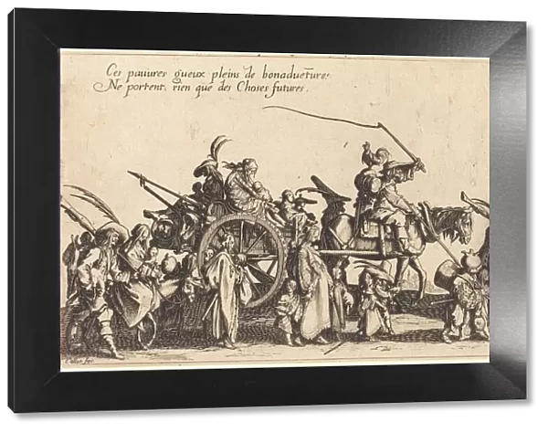 The Bohemians Marching: The Rear Guard, 1621. Creator: Jacques Callot