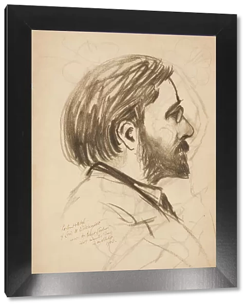 Portrait Sketch of Louis M. Eilshemius, 1903. Creator: Robert Lindner
