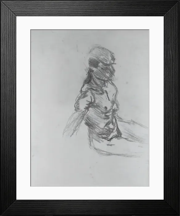 Framed Print : Nude, 1908. Creator: Hans Richter Framed Print : Nude, 1908. Creator: Hans Richter