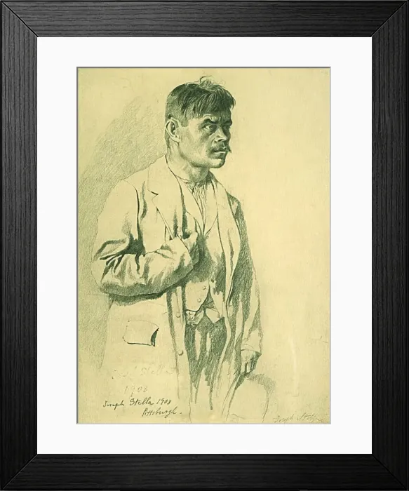 Framed Print : Croatian, 1908. Creator: Joseph Stella Framed Print : Croatian, 1908. Creator: Joseph Stella