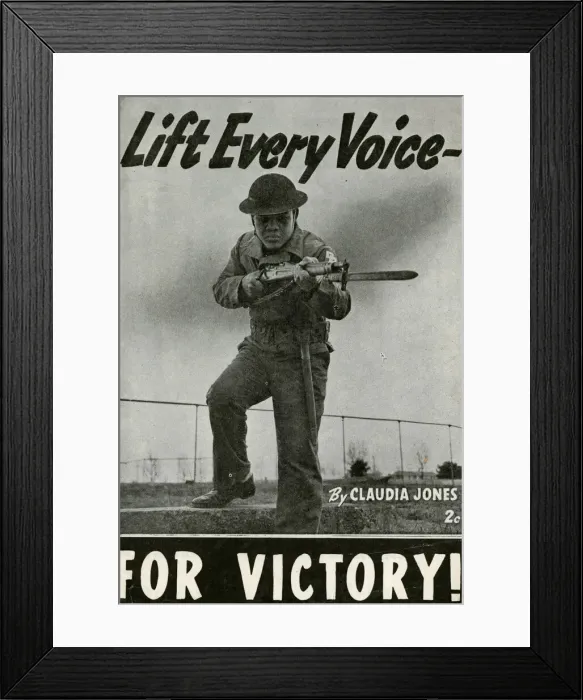 Framed Print : Lift Every Voice - For Victory, 1942. Creator: Unknown Framed Print : Lift Every Voice - For Victory, 1942. Creator: Unknown