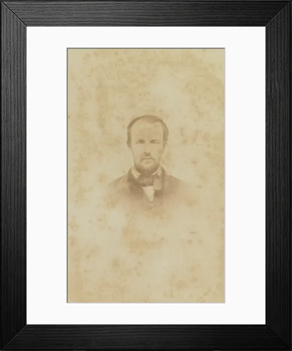 Framed Print : Carte-de-visite portrait of Harold M. White, 1860-1862. Creator: H. S. Tousley Framed Print : Carte-de-visite portrait of Harold M. White, 1860-1862. Creator: H. S. Tousley