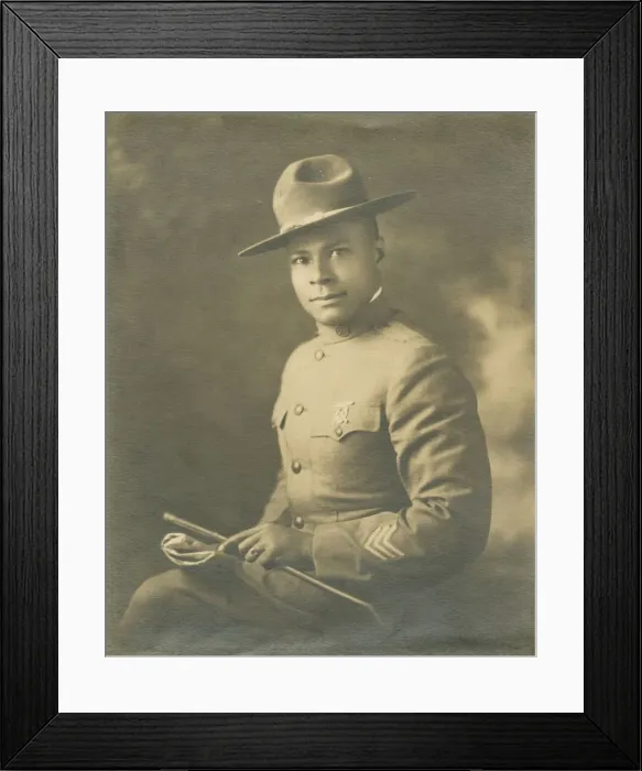 Framed Print : Photograph of Bosey E. Vick, 1914-1918. Creator: Unknown Framed Print : Photograph of Bosey E. Vick, 1914-1918. Creator: Unknown