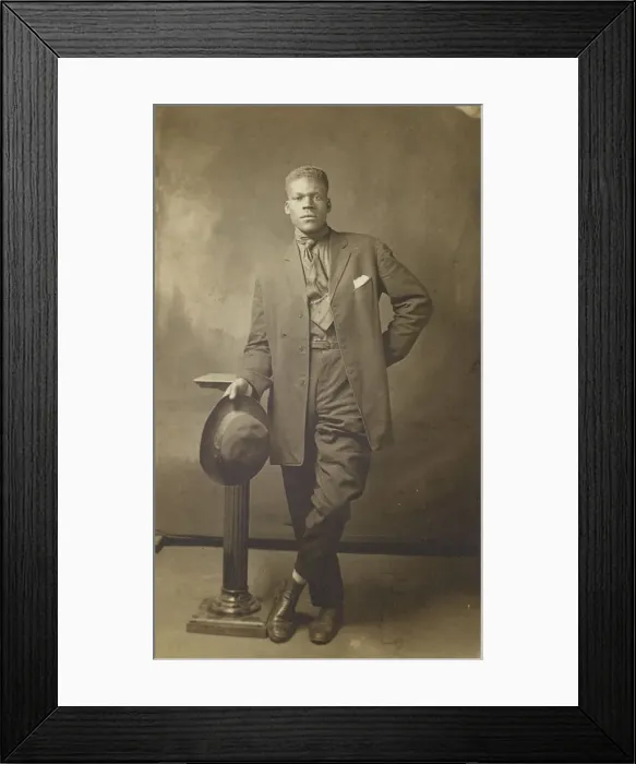 Framed Print : Photographic postcard of Mr. Robinson, 1918-1930. Creator: Unknown Framed Print : Photographic postcard of Mr. Robinson, 1918-1930. Creator: Unknown