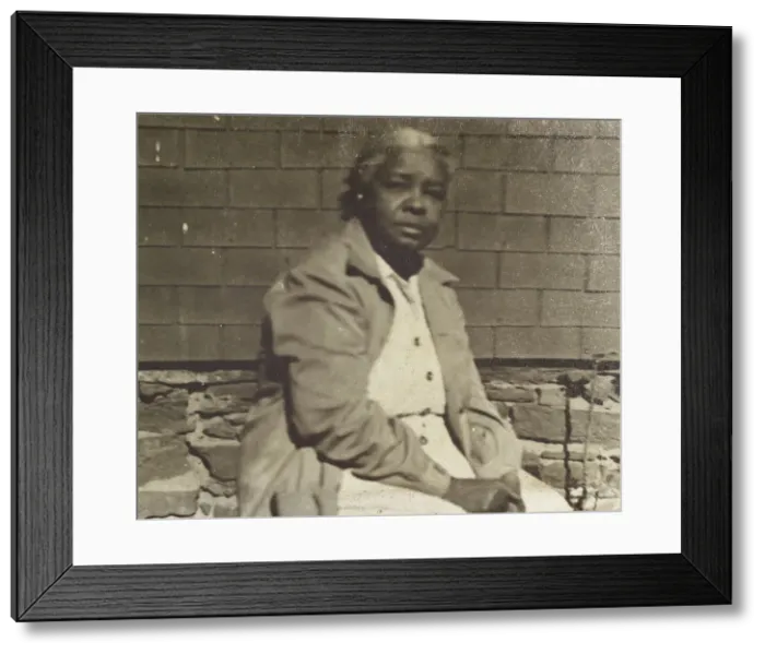 Framed Print : Photographic print of an unidentified woman, 20th century. Creator: Unknown Framed Print : Photographic print of an unidentified woman, 20th century. Creator: Unknown