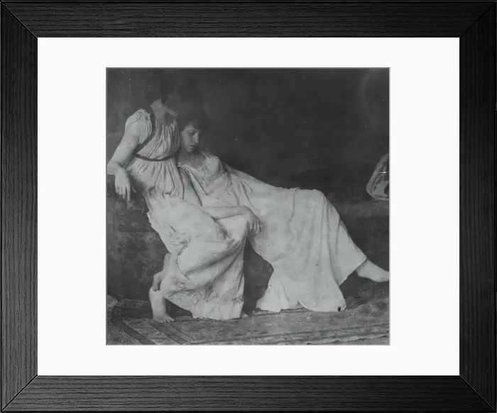 Framed Print : Unidentified Models in Greek Costumes, c. 1883. Creator: Thomas Eakins Framed Print : Unidentified Models in Greek Costumes, c. 1883. Creator: Thomas Eakins