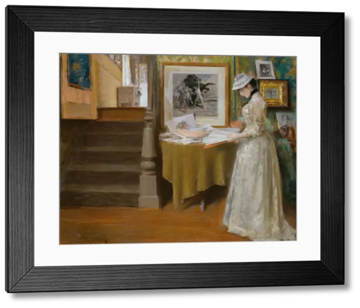 Framed Print : In the Studio, c. 1892-1893. Creator: William Merritt Chase Framed Print : In the Studio, c. 1892-1893. Creator: William Merritt Chase
