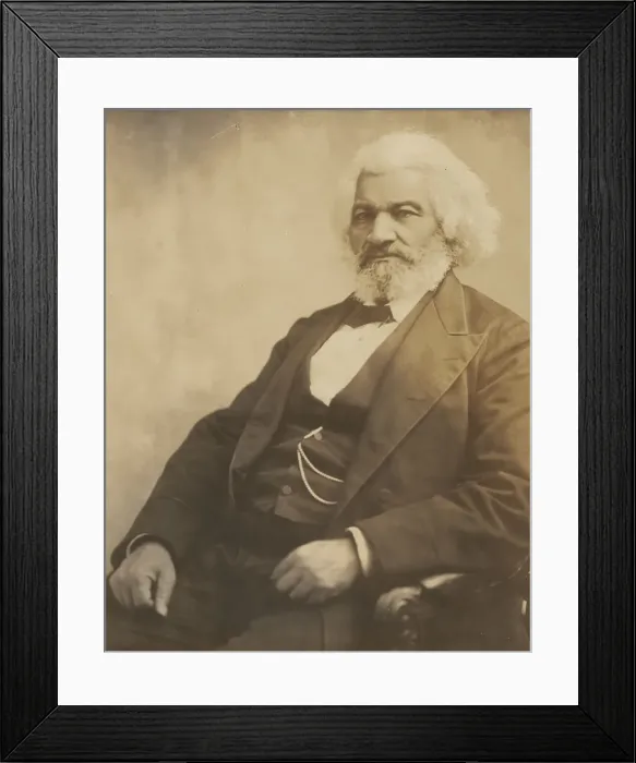 Framed Print : Frederick Douglass, ca. 1895. Creator: C. M. Battey Framed Print : Frederick Douglass, ca. 1895. Creator: C. M. Battey