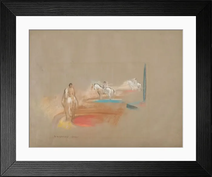 Framed Print : Three Horsemen, 1896. Creator: Arthur Davies