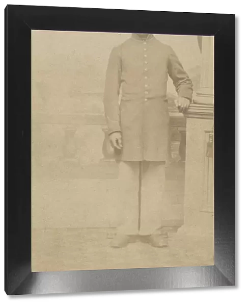 Carte-de-visite of an unidentified Union soldier, 1862-1884. Creator: Henry C. Cushing