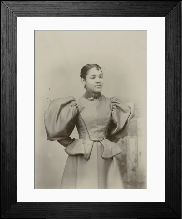 Framed Print : Cabinet card of an unidentified woman photographed by J. P. Ball & Son, 1887-1900 Framed Print : Cabinet card of an unidentified woman photographed by J. P. Ball & Son, 1887-1900