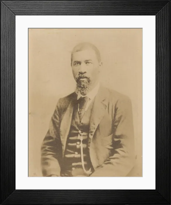 Framed Print : Albumen print of Rev. Nelson W. Jordan, 1890s. Creator: Unknown Framed Print : Albumen print of Rev. Nelson W. Jordan, 1890s. Creator: Unknown